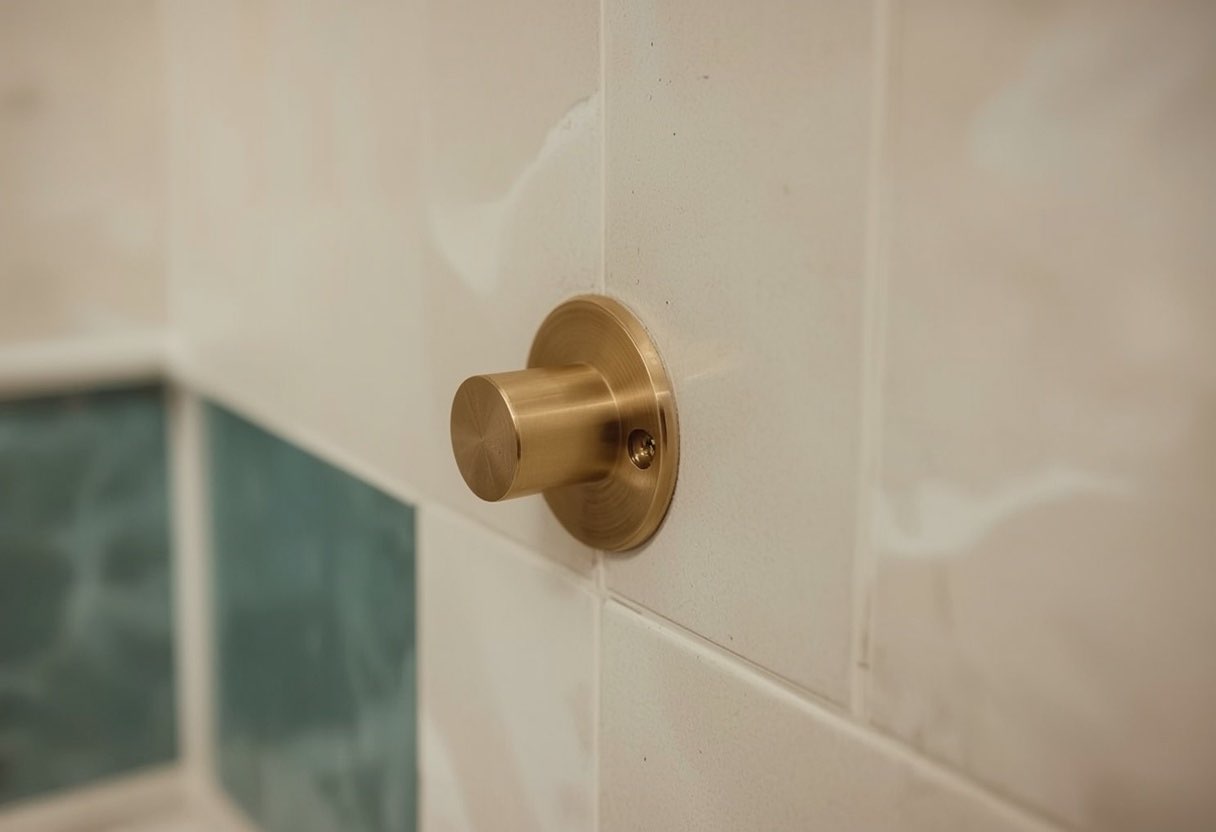 A correctly anchored flange. A bar toggled into tile can feel identical on installation day and release under 